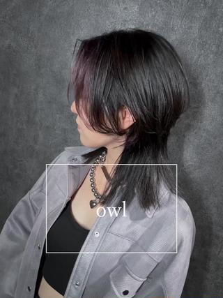 ミディアム パーマ メンズ メンズサロン【owl 心斎橋】難波/アメ村のヘアスタイル