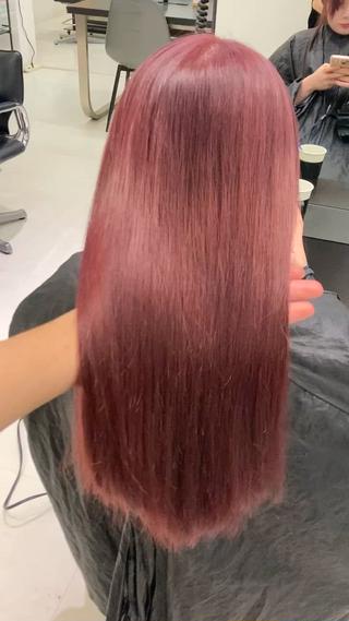 カラー 💖ブリーチなし透明 感💖ASAHIのヘアスタイル