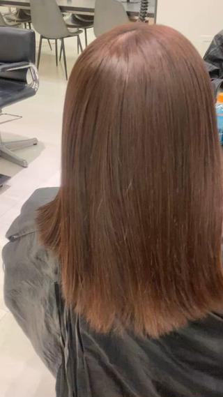 ミディアム 💖ブリーチなし透明 感💖ASAHIのヘアスタイル