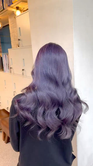 色落ち1ヶ月楽しめる♬
Smoky lavender