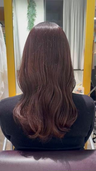 ロング カラー Saki💛心斎橋 レイヤー/艶髪のヘアスタイル