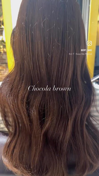 ロング Saki💛心斎橋 レイヤー/艶髪のヘアスタイル