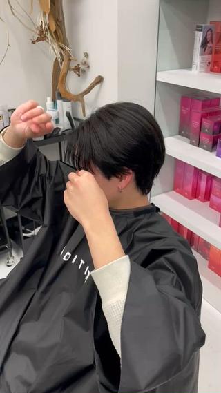 カラー メンズ りゆ (ハイトーンカラー)のヘアスタイル