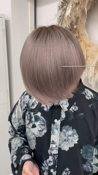 ショート カラー メンズ りゆ (ハイトーンカラー)のヘアスタイル