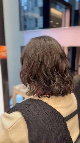 ショート パーマ ボブ・ショート 🌻Yurinaのヘアスタイル