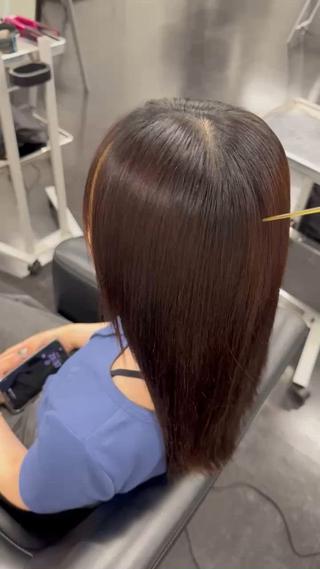 ブリーチ毛酸性髪質改善ストレート