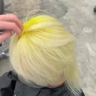 ミディアム カラー 【美髪ハイトーン】 髪質改善/大和🎀のヘアスタイル