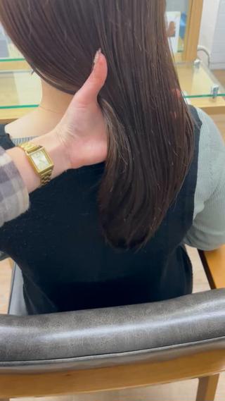 ミディアム カラー パーマ ヘアアレンジ メンズ キッズ 骨格レイヤーカット 🌿美髪縮毛矯正のヘアスタイル