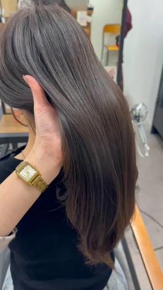 ロング カラー パーマ ヘアアレンジ メンズ キッズ 骨格レイヤーカット 🌿美髪縮毛矯正のヘアスタイル