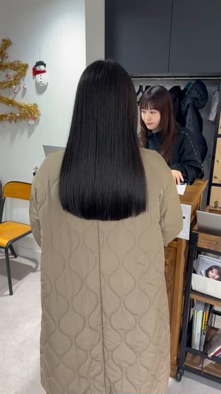 ロング カラー パーマ ヘアアレンジ メンズ キッズ 骨格レイヤーカット 🌿美髪縮毛矯正のヘアスタイル