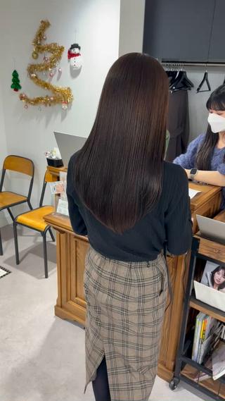 ロング カラー パーマ ヘアアレンジ メンズ キッズ 骨格レイヤーカット 🌿美髪縮毛矯正のヘアスタイル
