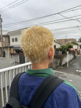 ショート カラー パーマ sand&rose所属・逗子葉山 ナオイカイラのヘアスタイル