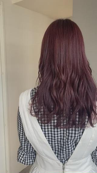 Cassis pink
brownも混ぜてるのでギラギラ金髪に落ちないです!︎︎︎︎