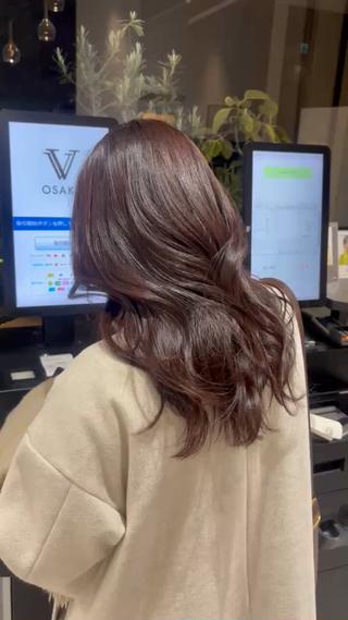 セミロング 艶髪ストレート/ 心斎橋/ annaのヘアスタイル