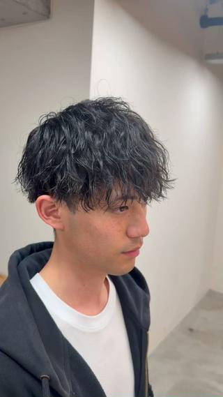 カラー パーマ メンズ パーマ特別価格🔥 宇宙のヘアスタイル