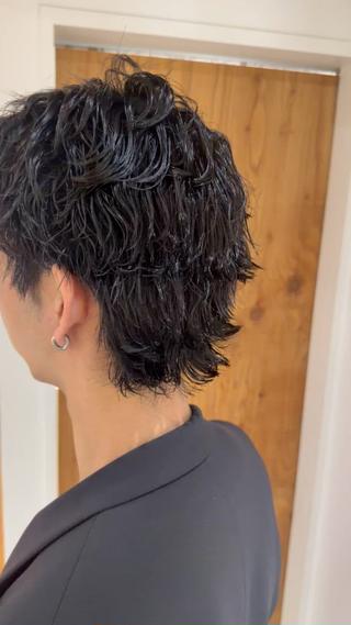 カラー パーマ メンズ パーマ特別価格🔥 宇宙のヘアスタイル