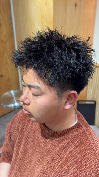 カラー パーマ メンズ パーマ特別価格🔥 宇宙のヘアスタイル