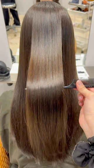 トリートメント付きでツヤツヤに︎