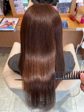 ロング カラー 松浦 涼雅のヘアスタイル