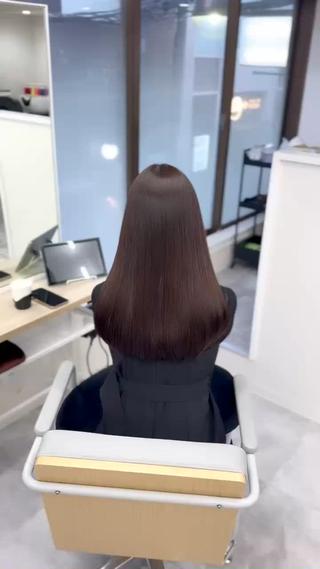 ロング 水尻 佑奈のヘアスタイル