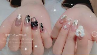 両手の色別に500円追加
大きいのストーン使い500円\個 