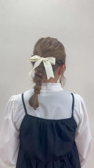 ぽこぽこヘアは鎖骨くらいまで長さがあれば出来ます 