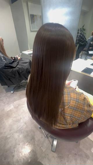 ロング 添田 拓哉のヘアスタイル