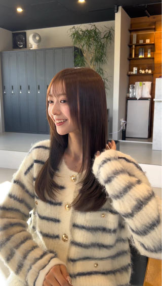 セミロング 川村 寿吏輝のヘアスタイル