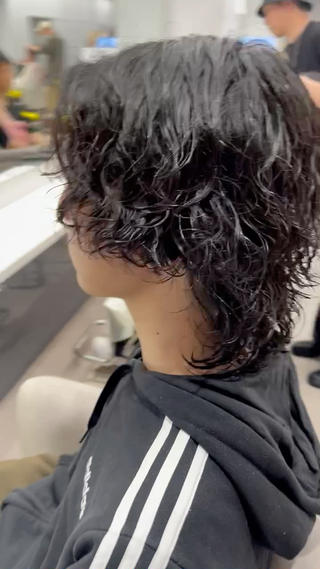 パーマ メンズ 🍐シャドウパーマ メンズ特化/守岡🍐のヘアスタイル