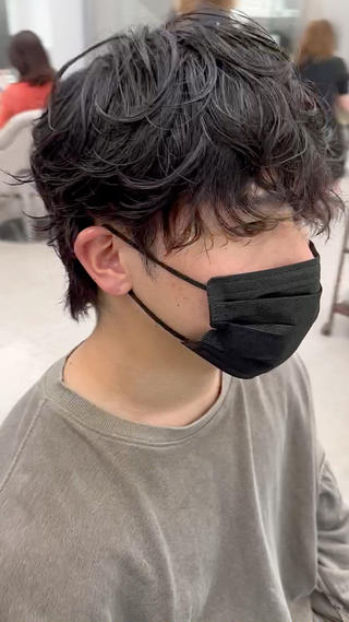 パーマ メンズ 🍐シャドウパーマ メンズ特化/守岡🍐のヘアスタイル