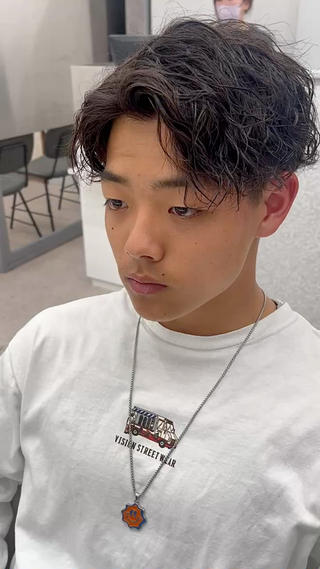 パーマ メンズ 🍐シャドウパーマ メンズ特化/守岡🍐のヘアスタイル