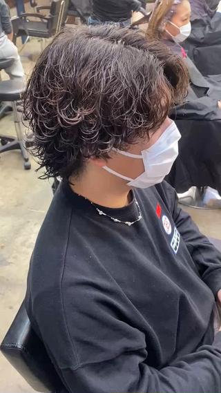 パーマ メンズ PEYP prod ICON所属・パーマ/ケアブリーチ /博多/YOSUKEのヘアスタイル