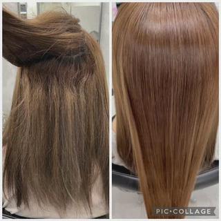 ロング すぐ巻ける縮毛矯正 🍀勝倉　麗のヘアスタイル