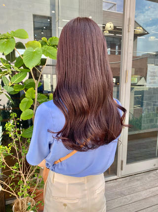 ロング カラー ヒラノホナミ 🫧髪質改善🫧のヘアスタイル