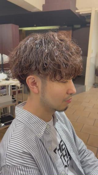 ショート パーマ メンズ メンズカットパーマ ✂️ JOYAのヘアスタイル