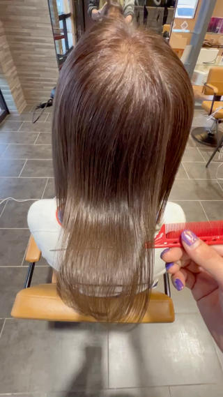 ロング カラー ツヤ髪の匠/髪質改善 山本晃太のヘアスタイル