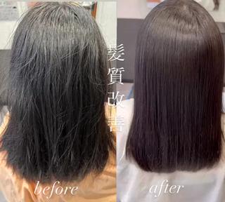 投稿の仕上がりはアイロンやブラシを使わず、手で乾かしただけです。

サロン帰りは綺麗でも
"家でシャンプーしたらクセが戻った"
なんてこともありません。

ドライヤーで乾かすだけで、毎日さらさらでつやつやな縮毛矯正ができます。

︎いつも縮毛矯正で満足いかない方

︎縮毛矯正がすぐにとれてしまう方

︎圧倒的なクオリティを求める方

︎トリートメントの効果がいつも実感できない方

縮毛矯正は技術と化学です
他の美容師さんが同じ薬剤を使っても、技術が伴わなければ綺麗に伸ばせません。
また、化学を理解していないと、さまざまなお客様の髪質に対応できません。

貴女史上最高の髪質を提供致します 