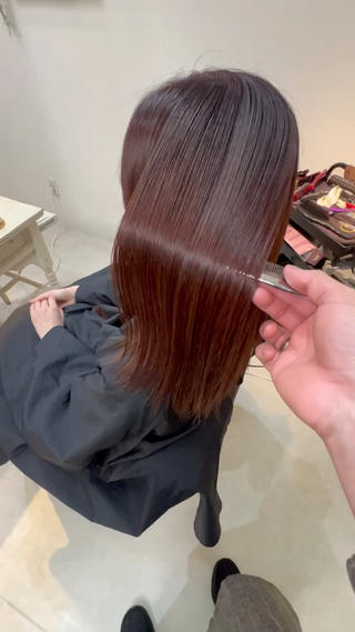 ロング OMAE🫧 クセ毛全て無くせますのヘアスタイル