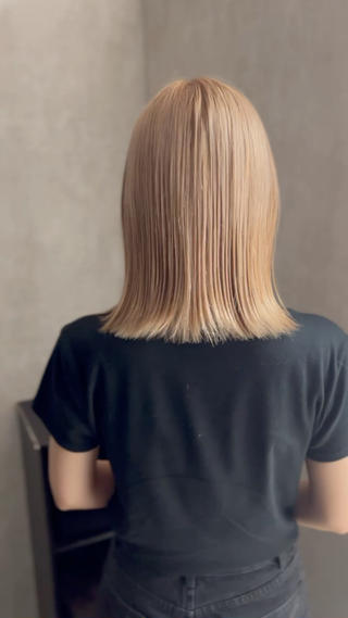 ロング 縮毛矯正/レイヤー/ 表参道/OMAEのヘアスタイル