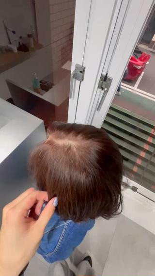 ショート カラー TELA Hair南柏所属・Haruto /ナチュラル艶カラーのヘアスタイル