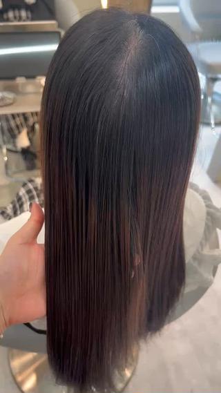 ロング ♡Aira♡lond /グレージュ/縮毛のヘアスタイル