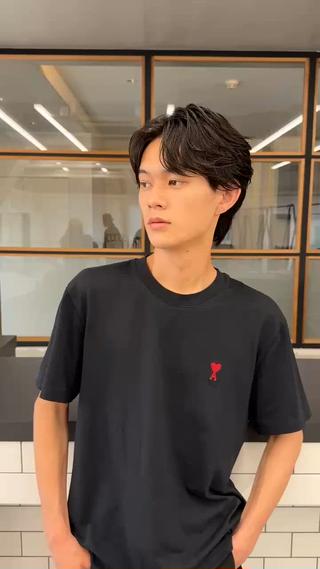 メンズ 韓国風パーマ特化 篠崎優也翔のヘアスタイル