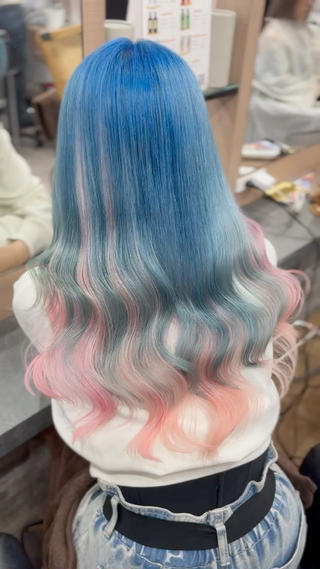 ロング カラー 横浜/エクステ特化× 艶カラー/あいかのヘアスタイル
