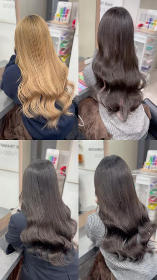 ボブからロング馴染ませ´-
付ける位置によって全然変わります！
地毛に合わせて1色でつけるので
ぜひお任せ下さい♡

横浜/ブリーチ/エクステ/レイヤーカット/髪質改善 