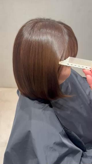 ミディアム 京都河原町 【艶髪】✨髪質改善✨のヘアスタイル