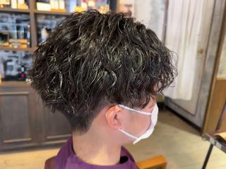 パーマ ヘアアレンジ メンズ MODE K’s川西 瀧尻光のヘアスタイル