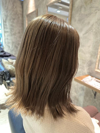ミディアム カラー ヘアアレンジ MODE K’s川西 瀧尻光のヘアスタイル