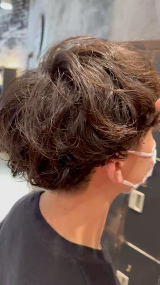 パーマのシルエット動画です！
参考程度に 