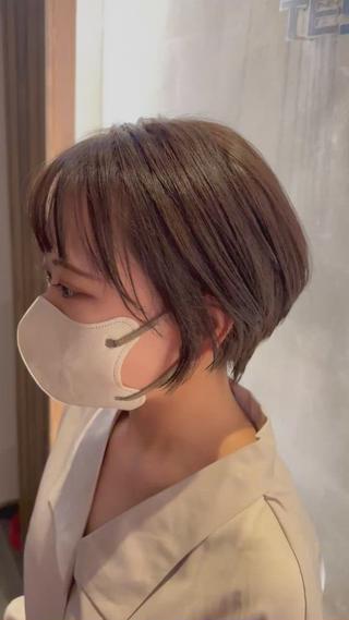 ショート カラー ヘアアレンジ MODE K’s川西 瀧尻光のヘアスタイル