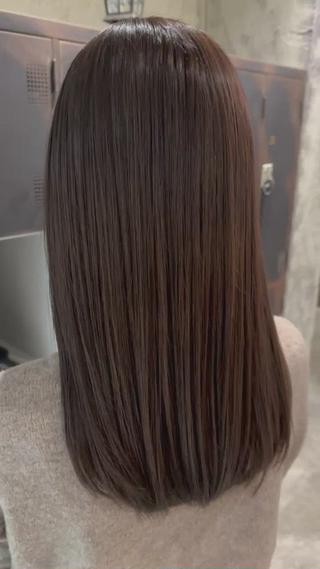 ロング カラー ヘアアレンジ MODE K’s川西 瀧尻光のヘアスタイル